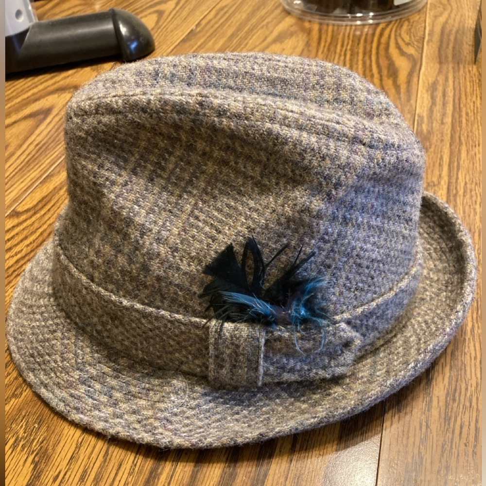 Vintage Dobbs Knox New York Tweed Fedora Hat 6 7/8 Looks new! - Picture 1 of 7